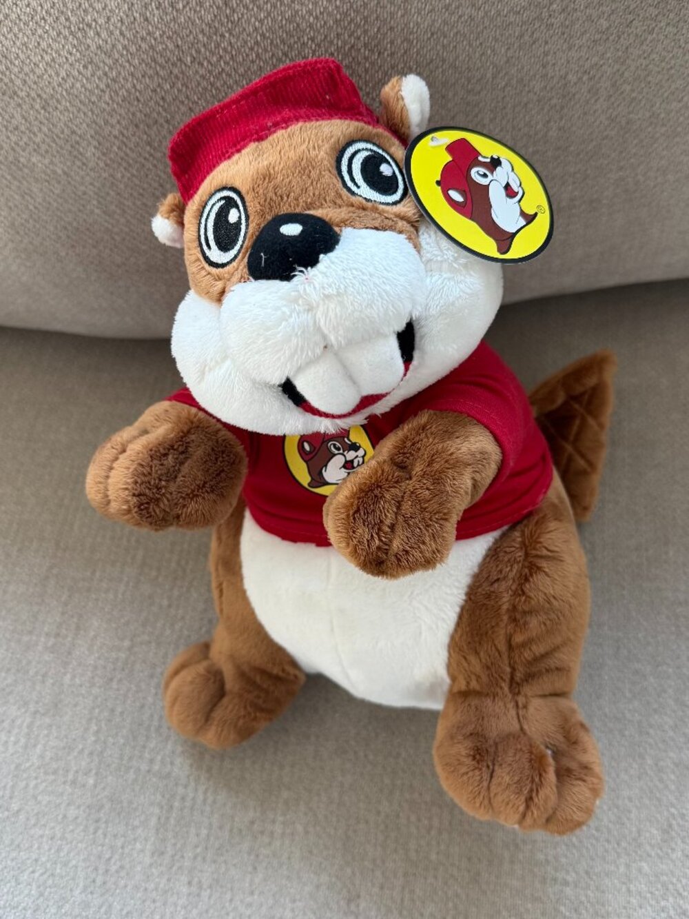 Buc-ees Beaver Mascot 10” Plush With Shirt Bucky Gas Station